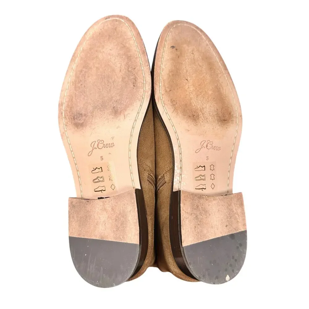 J. Crew | Women | Rich Walnut Over The Knee Suede Leather Riding Boots | Size 5